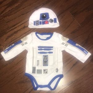R2D2 infant onesie costume 9-12 months